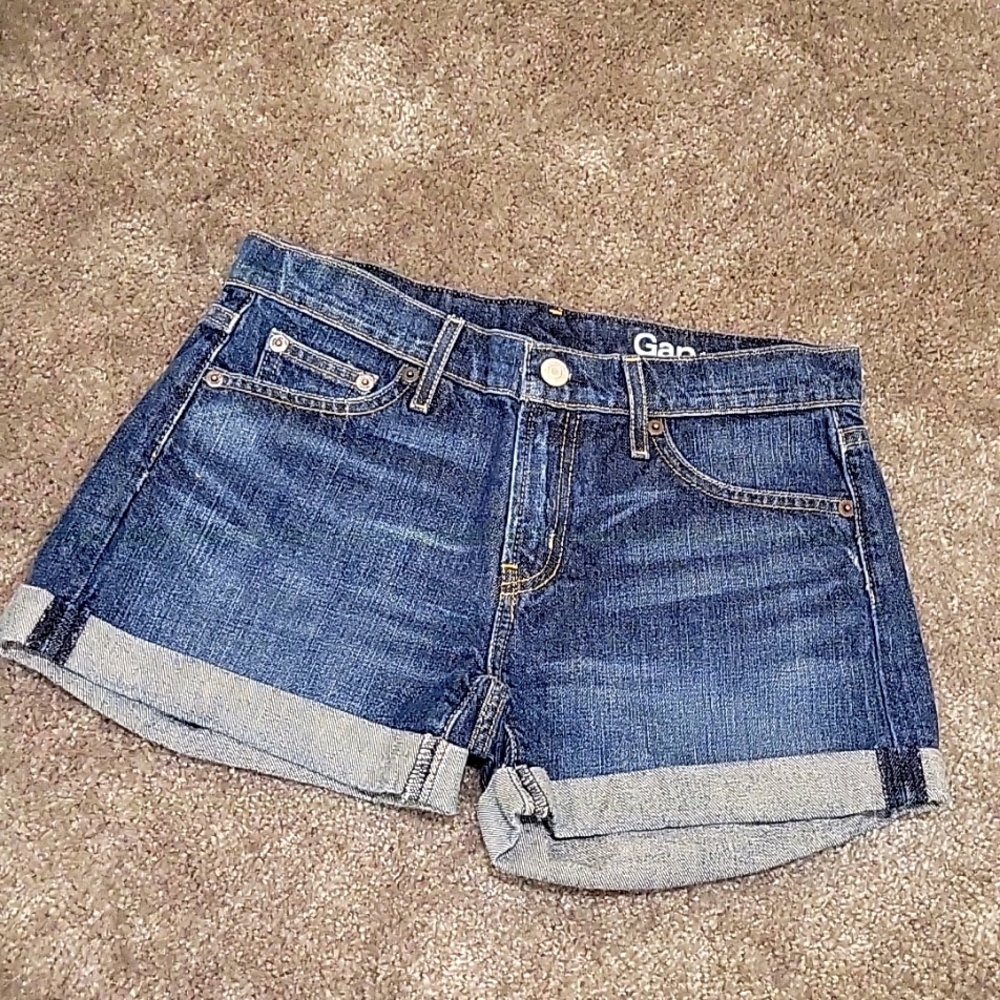 Gap cuffed denim shorts